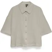 Vero Moda Natali Crop Skjorte Med Lange Ermer