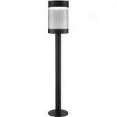 Nordlux Solar-veilampe Coupar, svart, aluminium, IP44