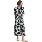 Roxy Island Escape Printed Kortermet Midi-kjole
