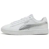 Puma Rickie Classic Youth Sneakers, Shoes, White/Silver, 36