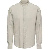 Only & Sons Mao Collar & Sons Onscaiden Skjorte Med Lange Ermer