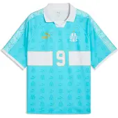 Puma Olympique de Marseille KING Retro Jersey Men, Football, Aqua/White, 3XL