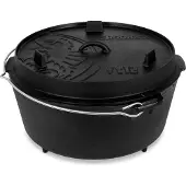 Petromax Dutch Oven FT12, flat, svart