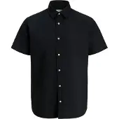 Jack & Jones 12294285 Linen Plus Size Kortarmet Skjorte