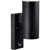 Nordlux Utendørs vegglampe Tin Maxi Double Seonsor, svart