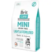 Brit Omsorg Mini Light Og Sterilisert Kanin Og Laks Hundemat 2kg