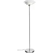 Dyberg Larsen DL31 gulvlampe metall Ø 31 cm hvit
