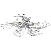 Globo Taklampe Flash av metall, krom, Ø 65 cm