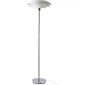 Dyberg Larsen DL45 gulvlampe metall Ø 45cm, hvit
