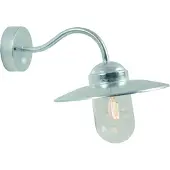Nordlux Utendørs vegglampe Luxembourg m sensor galvanisert