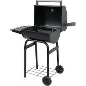LUND kullgrill med lokk og rister 47x34 cm