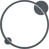 Milagro Lighting LED-taklampe Saturno, svart, Ø 50 cm, metall, 4 000 K
