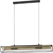 Eglo NOHALES langbordslampe L1120 4xE27 sort/guldbelagt