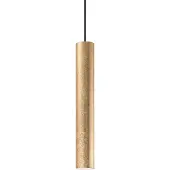 Ideal Lux hengelampe Look, gullfarget, Ø 6 cm, metall