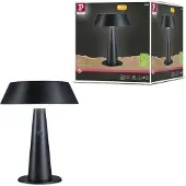 Paulmann LED-solcelledrevet bordlampe Soala, antrasitt, 31 cm, IP44