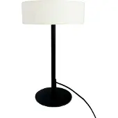 Dyberg Larsen bordlampe Calix, svart/naturfarget, 40 cm