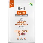 Brit Care Hypoallergenic tørrfôr til voksen hund, mellomstore raser, lam 12 kg