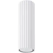 Sollux Taklampe i karbon, hvit, høyde 20 cm, aluminium