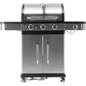 YATO gasgrill 3+1 rustfri stål 11,2 kW