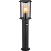 Globo Veilampe Gracey, svart, sensor, 60 cm, IP54, E27