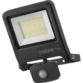 Osram utendørs spot ENDURA FLOOD, grå, sensor 50 W 840 IP44