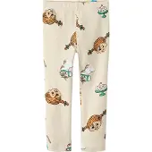Name it Leggings - Rib - NmfSoca Pippi - Peyote-melange - - 4 år (104) - Leggings