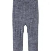 Name it Leggings - Ull - Noos - NbmWang - Folkstone Grå - - 62 - Leggings - Ull