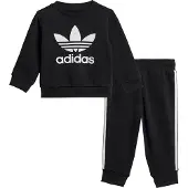 Adidas Originals Joggedress - Crew - Svart/Hvit - - 2 år (92) - Joggedress
