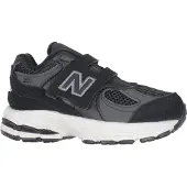 New Balance unisex for kids. IV2002V1 Leather sneakers 2002 Hook & Loop black (21), Flat, Suede, Velcro, Casual, children's fashion