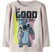 Name it Genser - Noos - NmfDiana - Stitch - Lilac Marble - - 5 år (110) - Genser