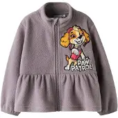 Name It Mini Fleecejakke - NmfJadda - Lavender Grå/Paw Patrol - - 4 år (104) - Fleecejakke