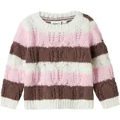 Name it Collegegenser - Strikk - NmfNibo - Pepperkorn - - 6 år (116) - Collegegenser