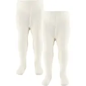 Name it Strømpebukser - Noos - Rib - NknPantyhose - 2-pack - Whi - - 11-12 år (146-152) - Strømpebukser