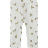 Lil´ Atelier Lil' Atelier Leggings - Ull - NbmNoel - Grå Dawn/Lama - - 62 - Leggings - Ull