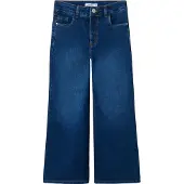 Name it Jeans - Nr. - Bred - Dark Blue Denim - - 8 år (128) - Jeans