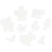Hama Midi Perleplate - 15 stk. - Dyr - - OneSize - Perleplate