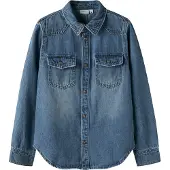 Name it Skjorte - Denim - NkmKim - Medium+ Blue Denim - - 9 år (134) - Skjorte