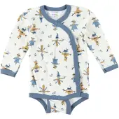 Joha Scarecrow Ull Bambus Omslagsbody Off White/Blue (40 Prematur)