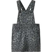 Name it Spencer - Denim - NmfOphelia - Nattugle/Grey Leopard - - 3 år (98) - Kjole