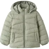 Name it Polstret Jakke - NmfMarble - Sjøgress - - 6 år (116) - Dunjakke