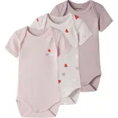 Name it Body k/e - Noos - 3-pack - Carinaria/Ballery - - 3 år (98) - Kortermet body