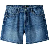 LMTD Shorts - NlfBett - Medium+ Blue Denim - - 12 år (152) - Shorts