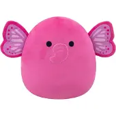 Squishmallows Kosedyr - 40 cm - Evelyn Sløyfe Elephant - - OneSize - Kosedyr