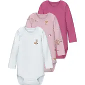 Name it Body I/e - Noos - NbfBody - 3-pack - Ibis Rose - - 2 år (92) - Langermet Body