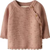 Name it Lil' Atelier Genser - Strikk/Hullmønster - NbfLaguna - Misty Ros - - 1 år (80) - Genser
