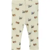 Lil´ Atelier Lil' Atelier Leggings - Ull/Modal - Noos - NbmNalu - Turtledove/ - - 62 - Leggings