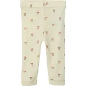 Lil´ Atelier Lil' Atelier Leggings - Ull/Modal - Noos - NbfNalu - Turtledove/ - - 1 år (80) - Leggings