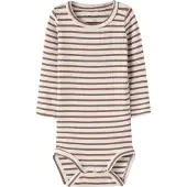 Name it Body I/e - Rib - Noos - NbnBani - Ristet Coconut - - 2 år (92) - Langermet Body