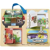Melissa & Doug Treaktivitetsbrett Lås Og Sperre (806100) Leketøy
