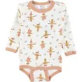 Joha Scarecrow Ull Bambus Body Off White/Peach (100 / 3-4 år)